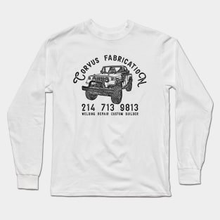 Corvus Fabrication®, LLC (High Definition, Monochrome) Long Sleeve T-Shirt